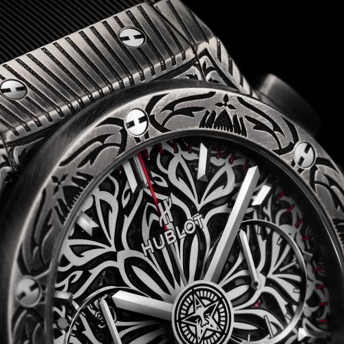 Hublot Classic Fusion Chronograph Shepard Fairey | Photos de l'édition limitée en titane